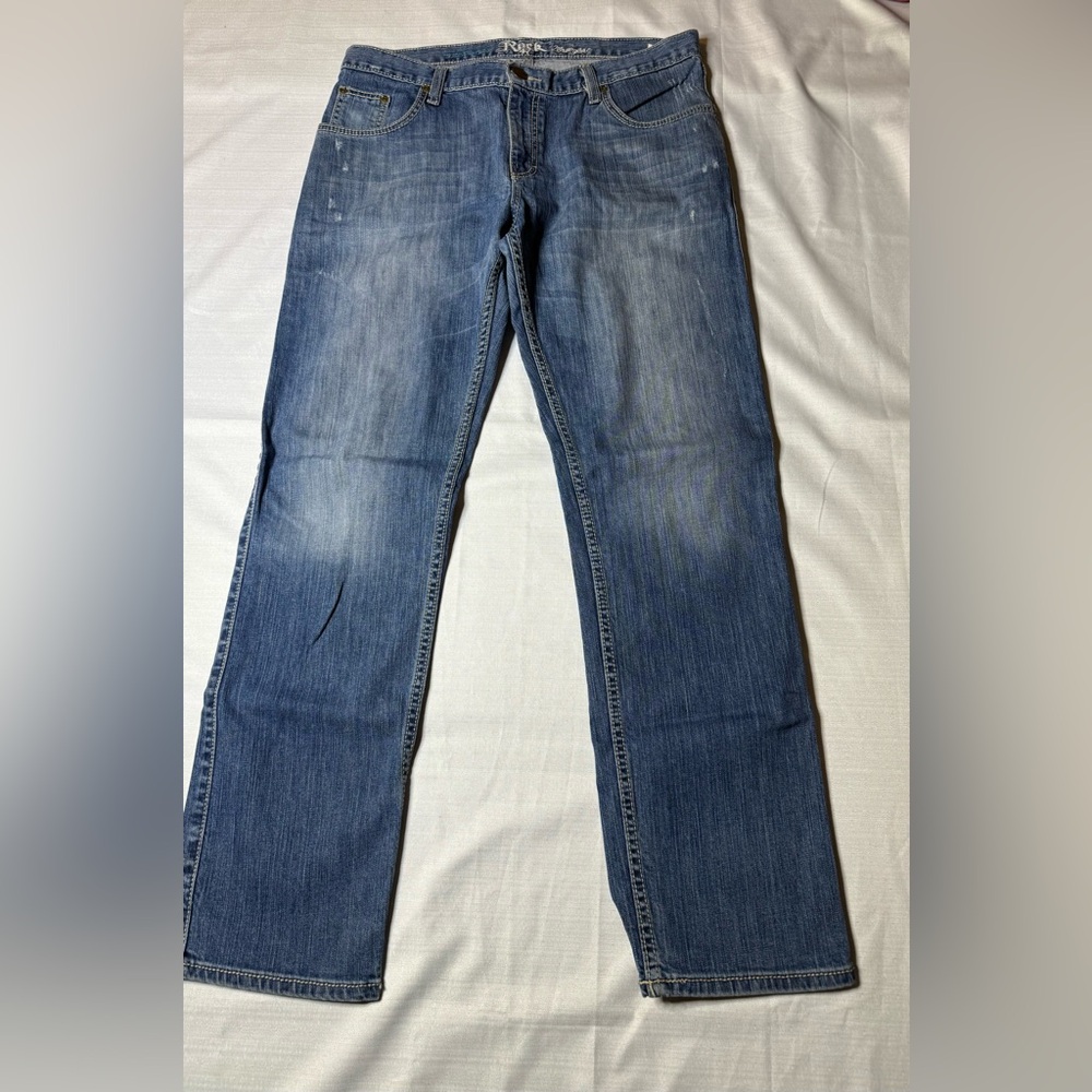 Rock '47 By Wrangler Women’s Boot Cut Denim Jeans Medium Wash Size 31 - Picture 4 of 11